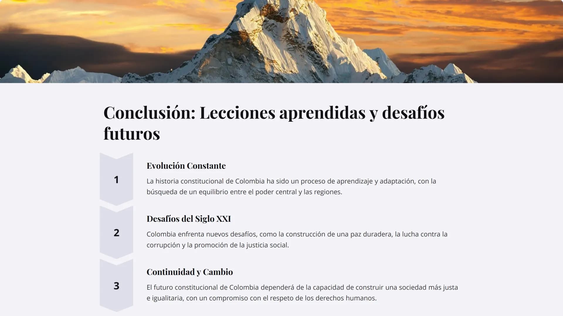 Historia
Constitucional de
Colombia (1810-1991)
El estudio de la historia constitucional de Colombia es esencial
para comprender la evolució