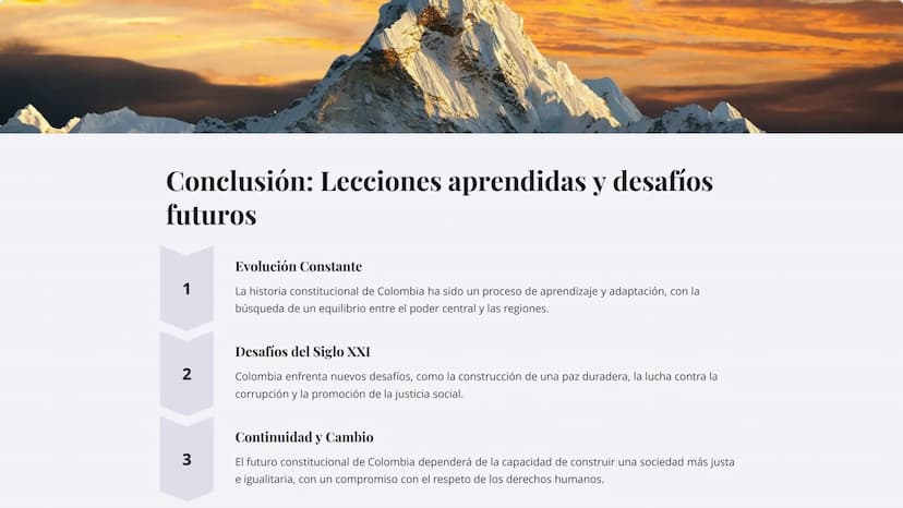 Historia
Constitucional de
Colombia (1810-1991)
El estudio de la historia constitucional de Colombia es esencial
para comprender la evolució