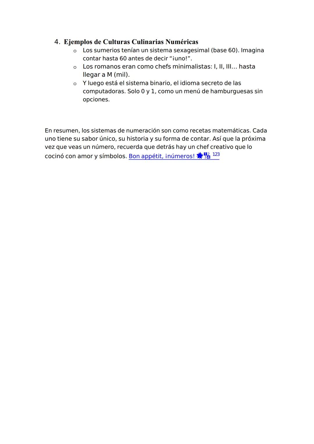Sistemas de Numeración: Más Allá de los
Números
Los sistemas de numeración son como las recetas secretas de la matemática.
Imagina que cada 