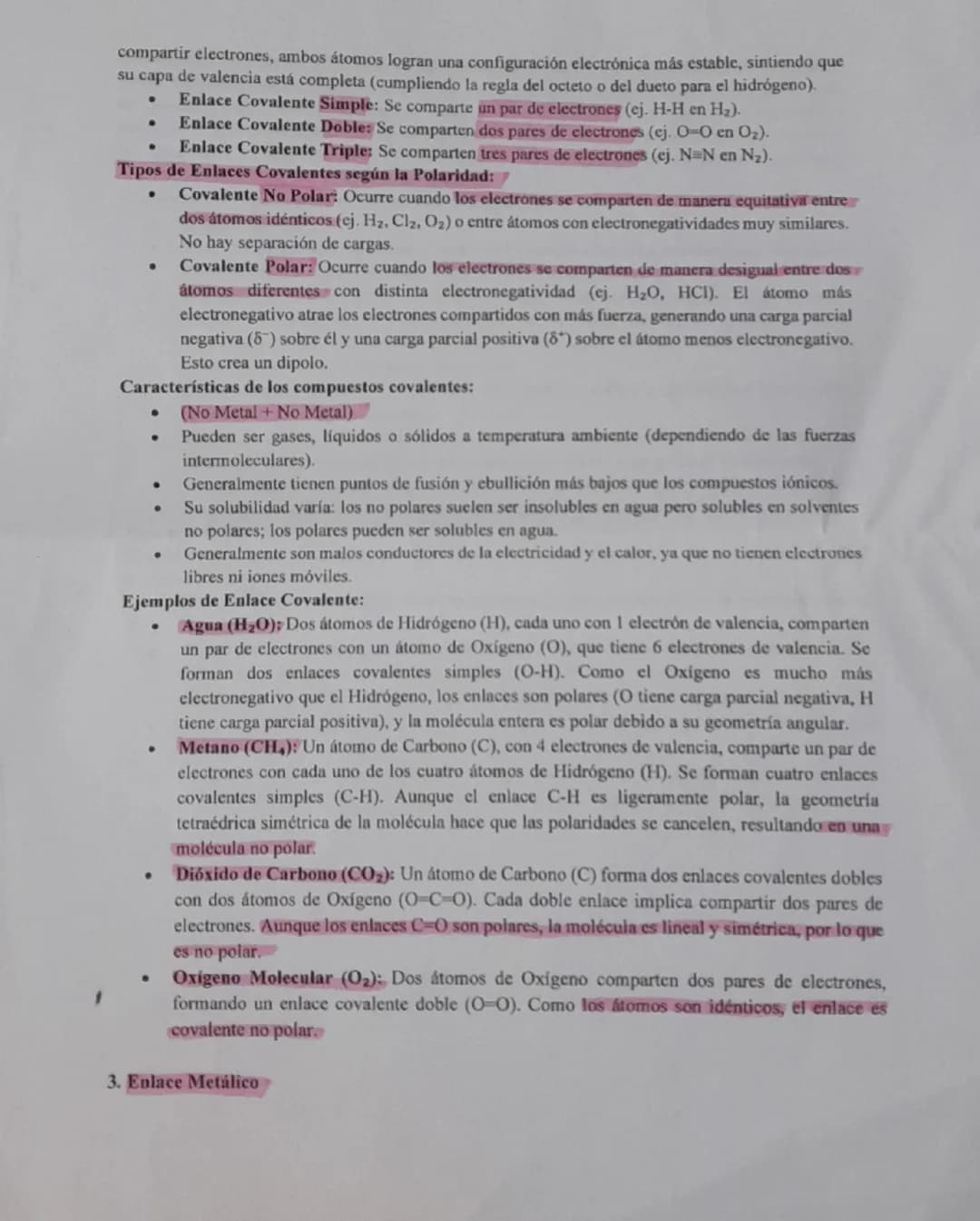 ¿Qué es un Enlace Químico?
Un enlace químico es la fuerza de atracción que mantiene unidos a los átomos para formar moléculas
o compuestos m