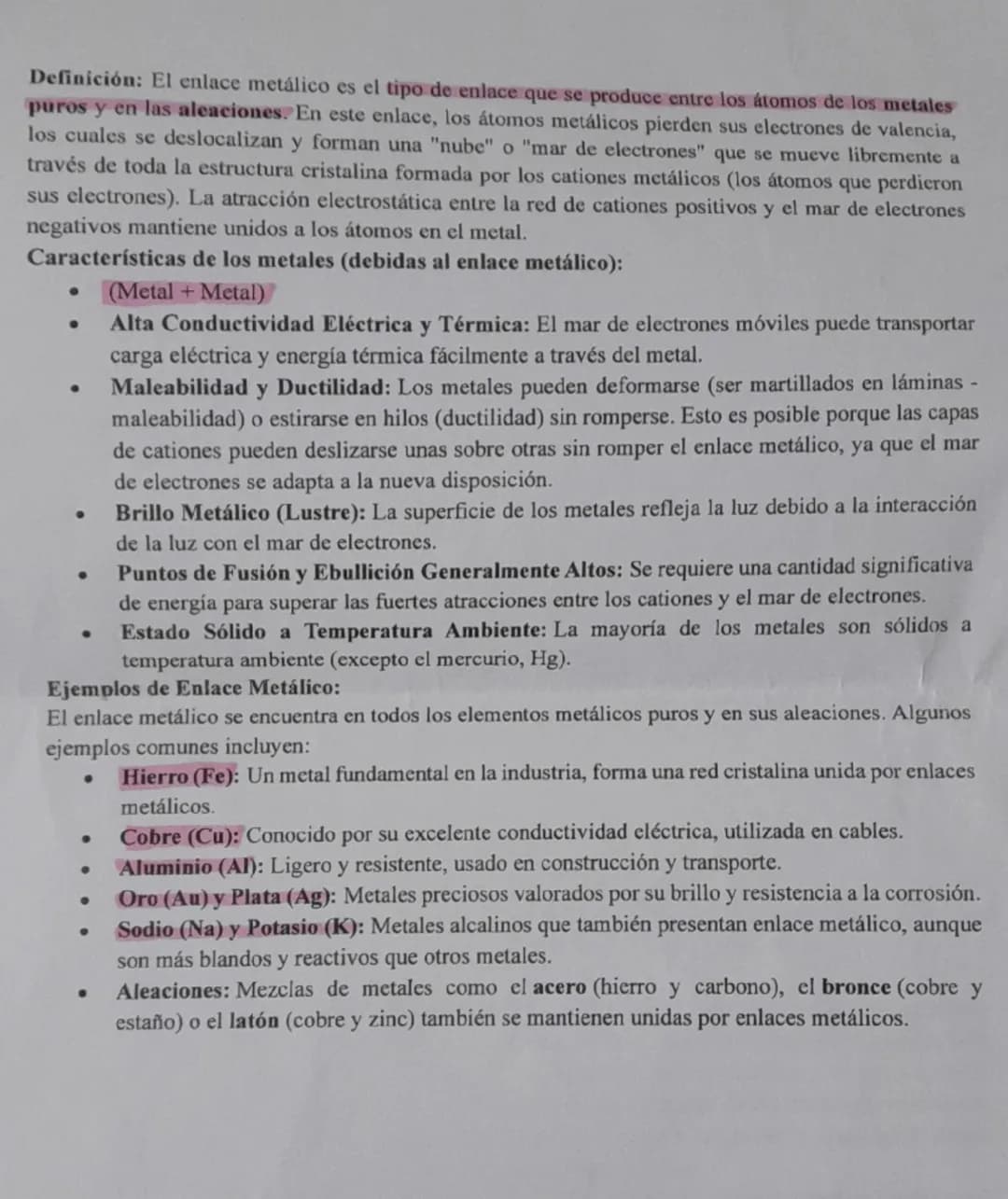 ¿Qué es un Enlace Químico?
Un enlace químico es la fuerza de atracción que mantiene unidos a los átomos para formar moléculas
o compuestos m