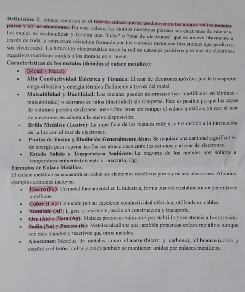 ¿Qué es un Enlace Químico?
Un enlace químico es la fuerza de atracción que mantiene unidos a los átomos para formar moléculas
o compuestos m