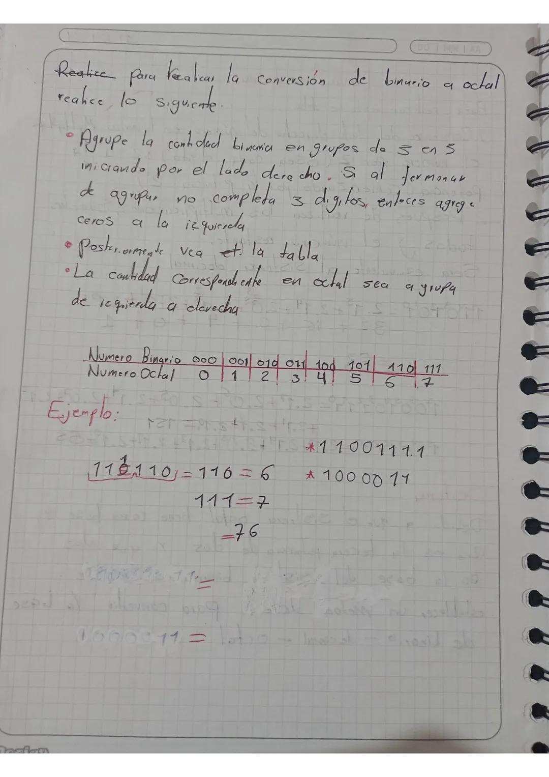 # Binario a decimal

11 04 24

Para realizar esto se debe.

1. Comienzo del lado derecho del número en binario Multiplique
el número por 2 (