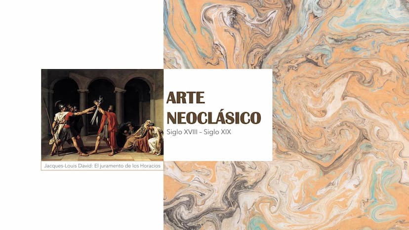 Jacques-Louis David: El juramento de los Horacios
ARTE
NEOCLÁSICO
Siglo XVIII Siglo XIX ANTECEDENTES
DEL PERIODO
NEOCLÁSICO
•
Ideas liberale