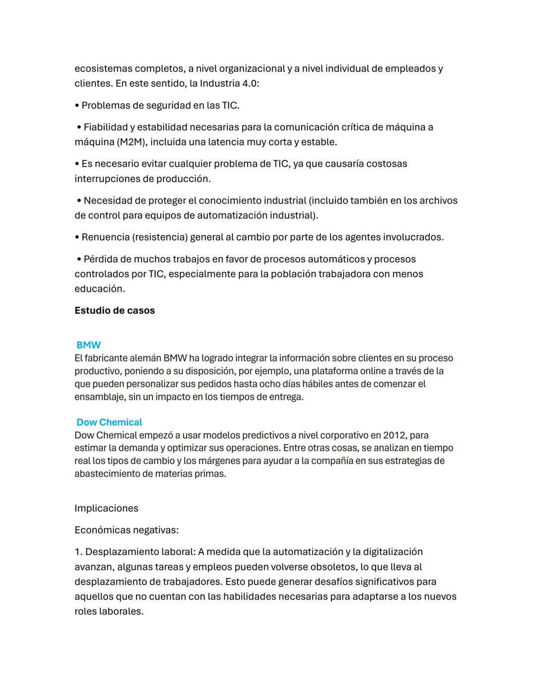 ESTRUCTURA DE EXPOSICIÓN
Industrias 4.0
¿Qué es?
Término acuñado por primera vez en la feria de Hannover en 2011 y también llamada
4 revoluc