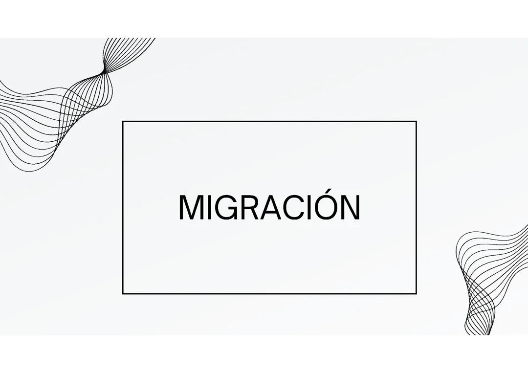 Presentacion sobre la migracion