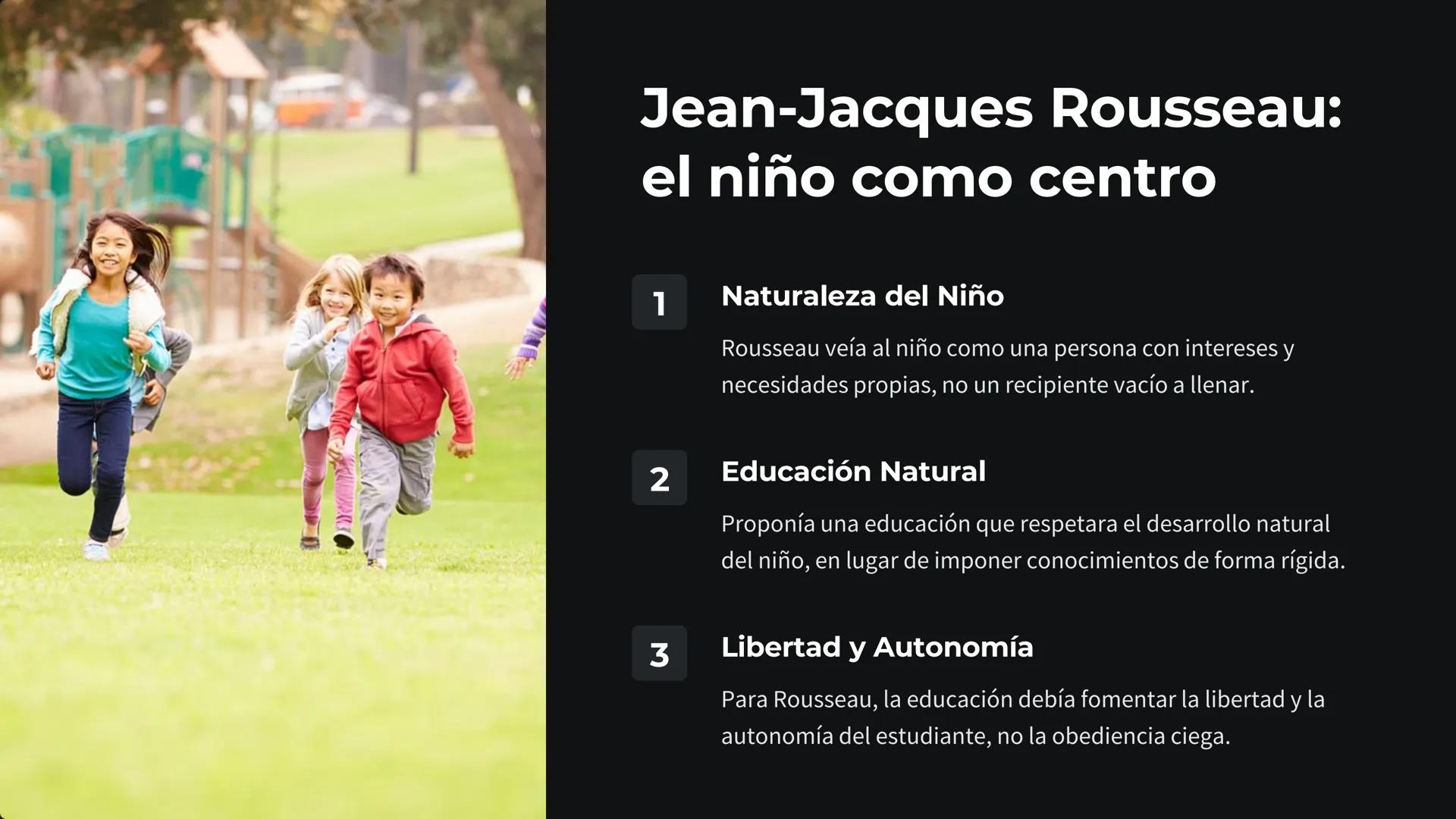 Filosofía de la
educación:
Rousseau, Dewey y
Freire
Exploramos las ideas clave de tres destacados
filósofos de la educación y cómo sus
pensa
