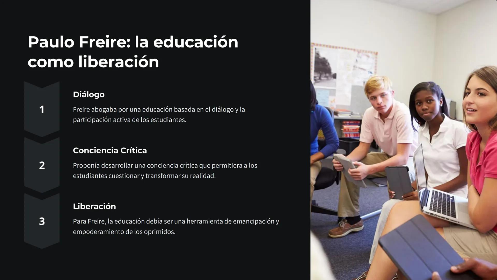 Filosofía de la
educación:
Rousseau, Dewey y
Freire
Exploramos las ideas clave de tres destacados
filósofos de la educación y cómo sus
pensa