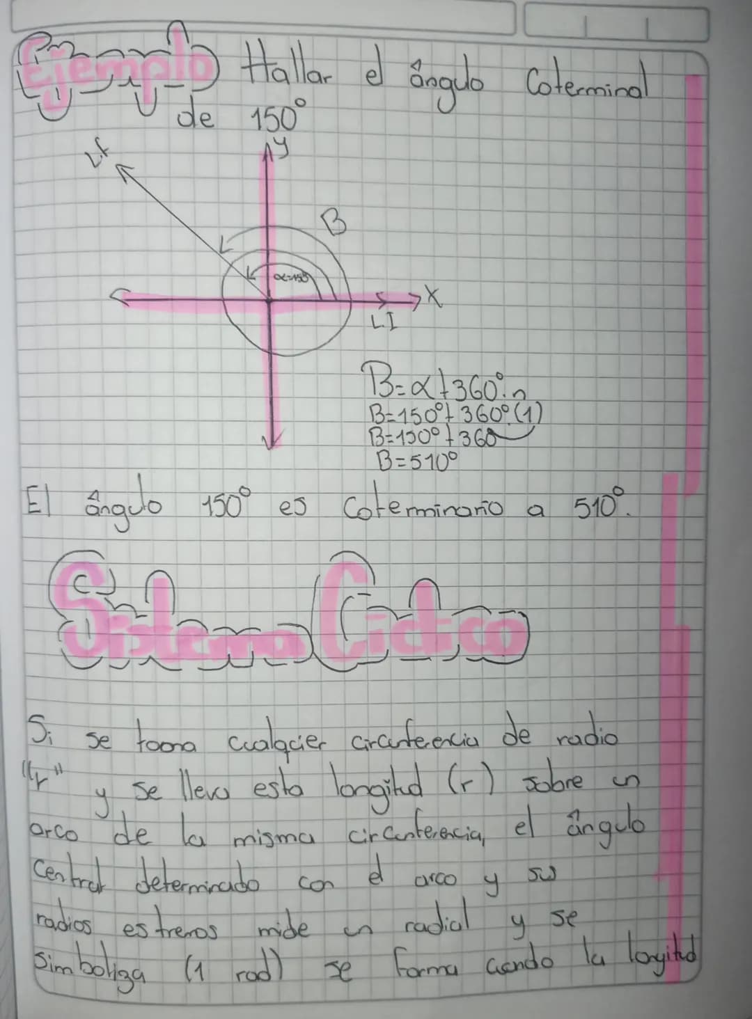 Angy
Dos angulos son Conterninales si tienen
los mismos lados iniciales
Sky magnitud.
meter
B-α-3600
Angulo Negativo.
+B
L.C
y
finales, Sin
