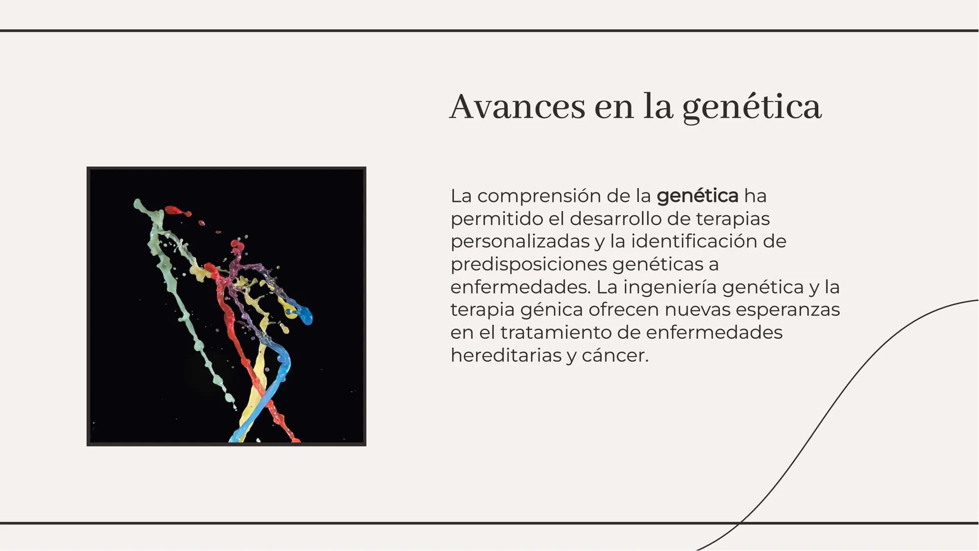 Avanzando hacia un futuro más
saludable: Los avances en la
medicina moderna Introducción
En la medicina moderna se han logrado
avances signi