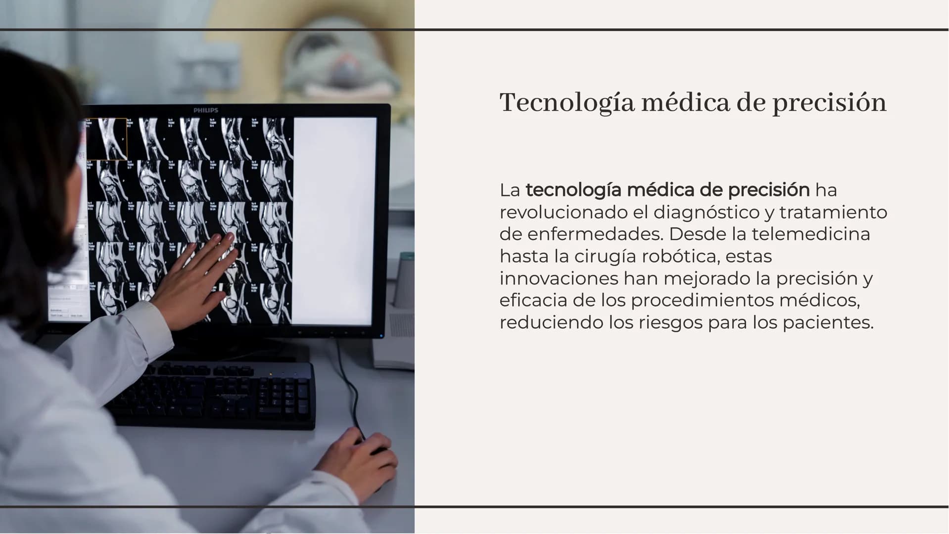 Avanzando hacia un futuro más
saludable: Los avances en la
medicina moderna Introducción
En la medicina moderna se han logrado
avances signi