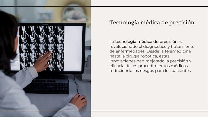Avanzando hacia un futuro más
saludable: Los avances en la
medicina moderna Introducción
En la medicina moderna se han logrado
avances signi