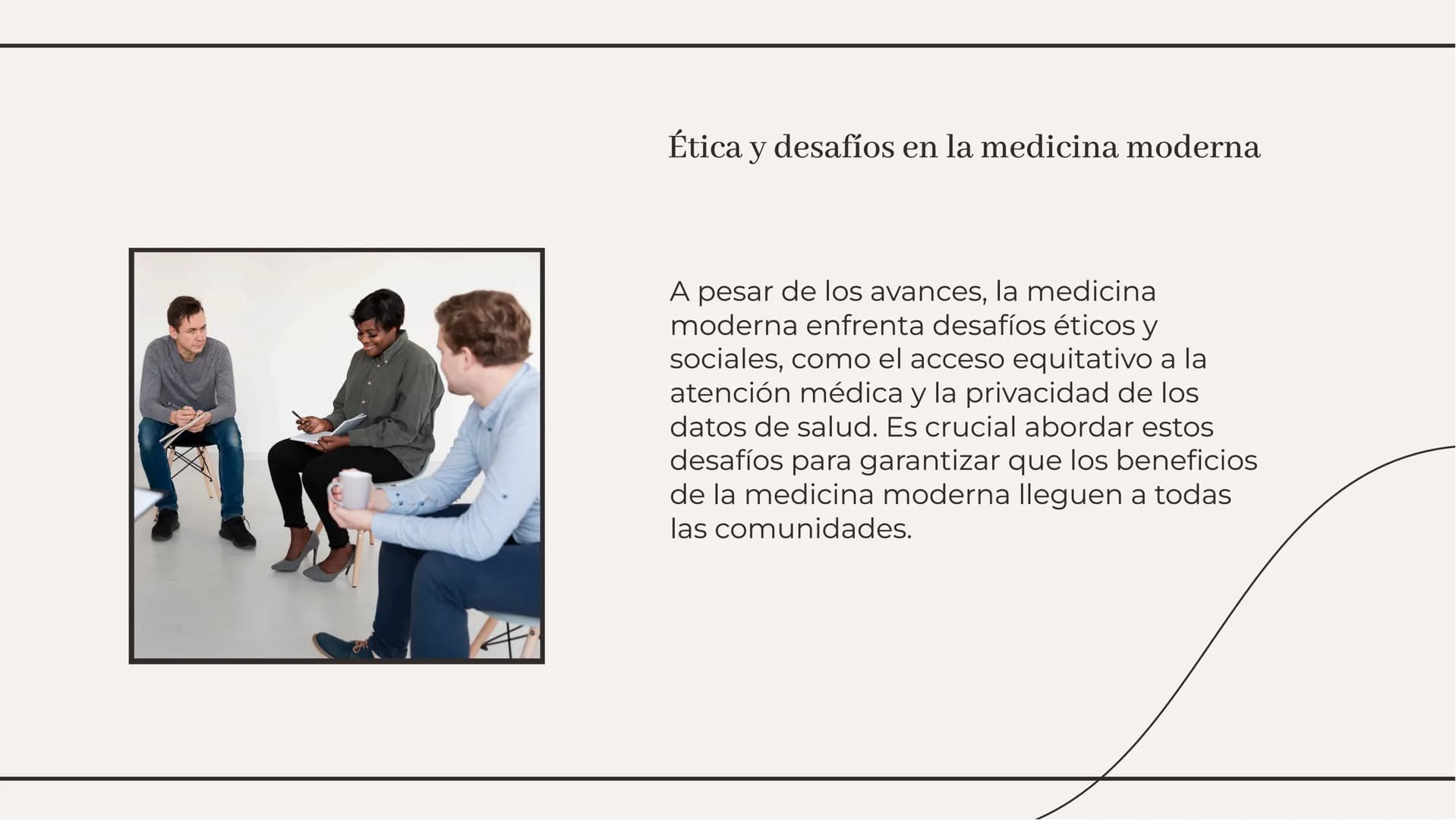 Avanzando hacia un futuro más
saludable: Los avances en la
medicina moderna Introducción
En la medicina moderna se han logrado
avances signi