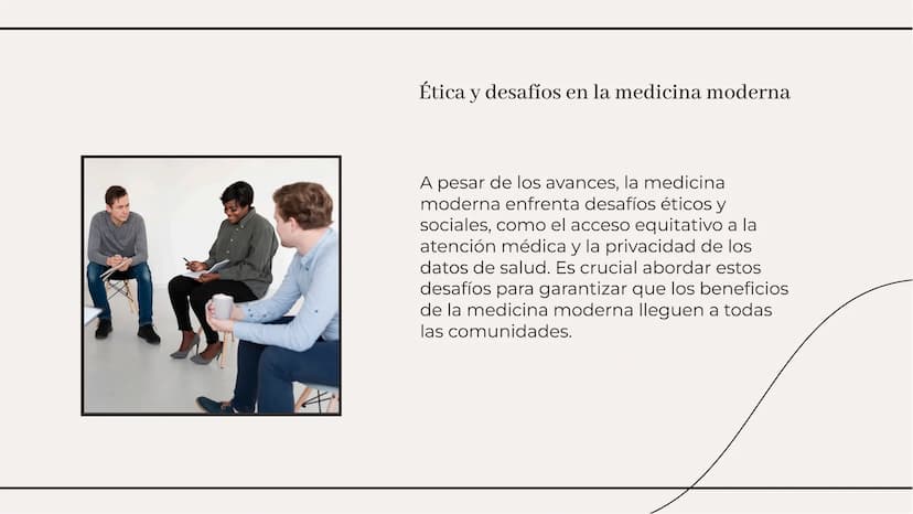 Avanzando hacia un futuro más
saludable: Los avances en la
medicina moderna Introducción
En la medicina moderna se han logrado
avances signi