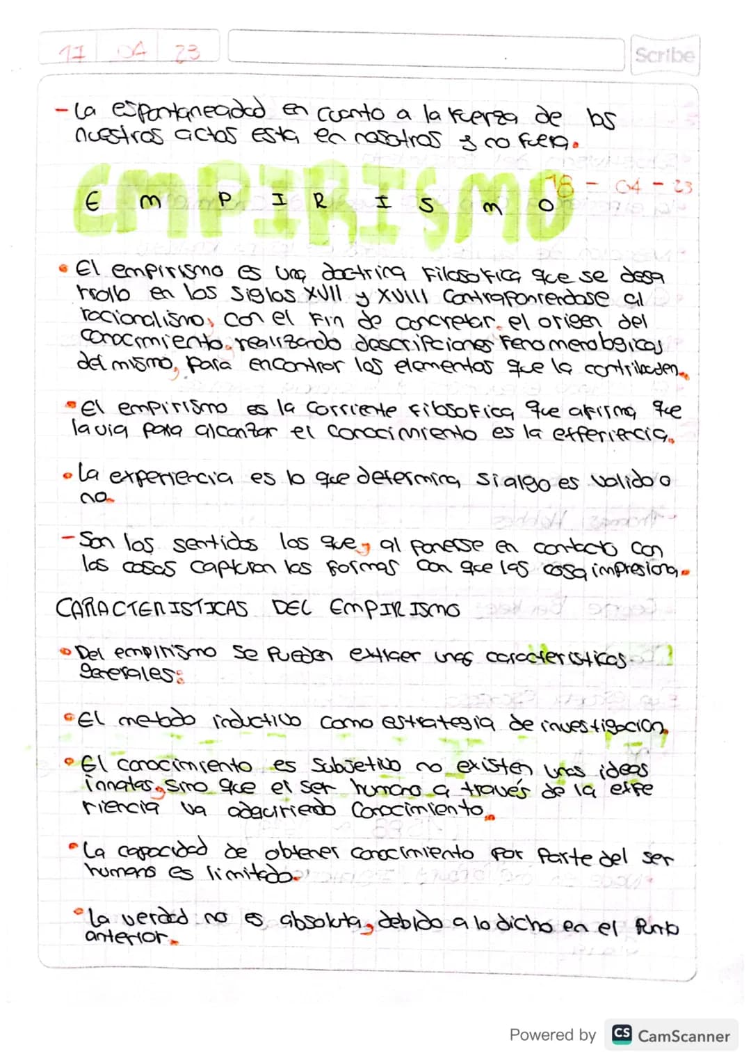 11
23
Scribe
- La espontaneaded en cuanto a la kuerza de bs
nuestras actas esta en nasatras & no Fulla.
I
Emp3st5Mo
04-23
•El empirismo es u