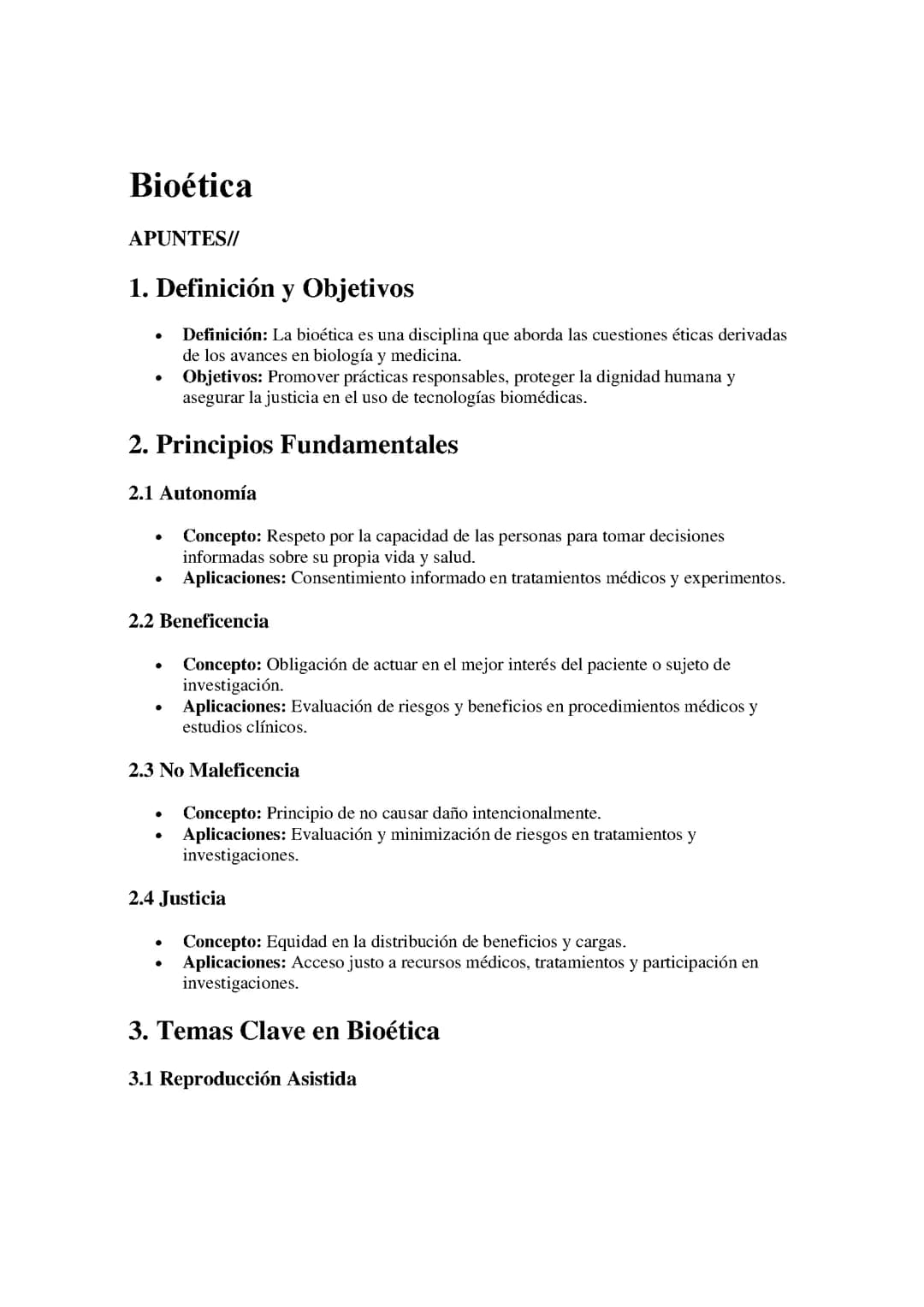 Bioética