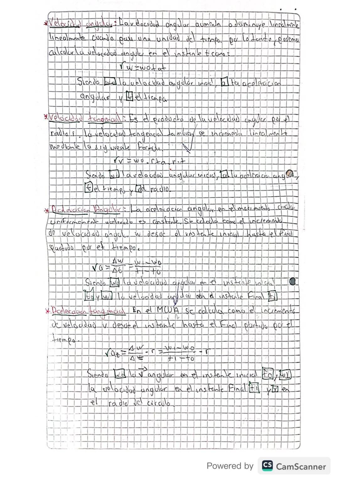 # Movimiento Circular Uniformemente Acelerado (MCUA)

-EL MCUA se presenta cuando una particula o cuerpo solido
descibe una trayectoria circ