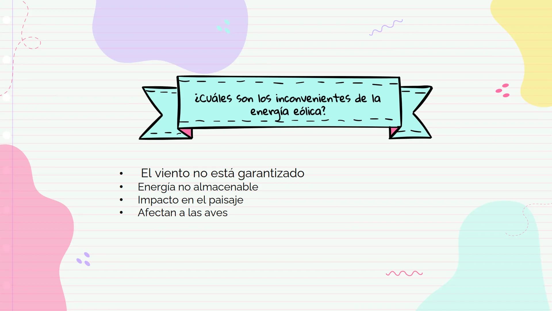 ENERGIA EOLICA
Karen Muñoz vega ¿QUE ES?
La energía eólica es la energía que se obtiene del viento. Se
trata de un tipo de energía cinética 