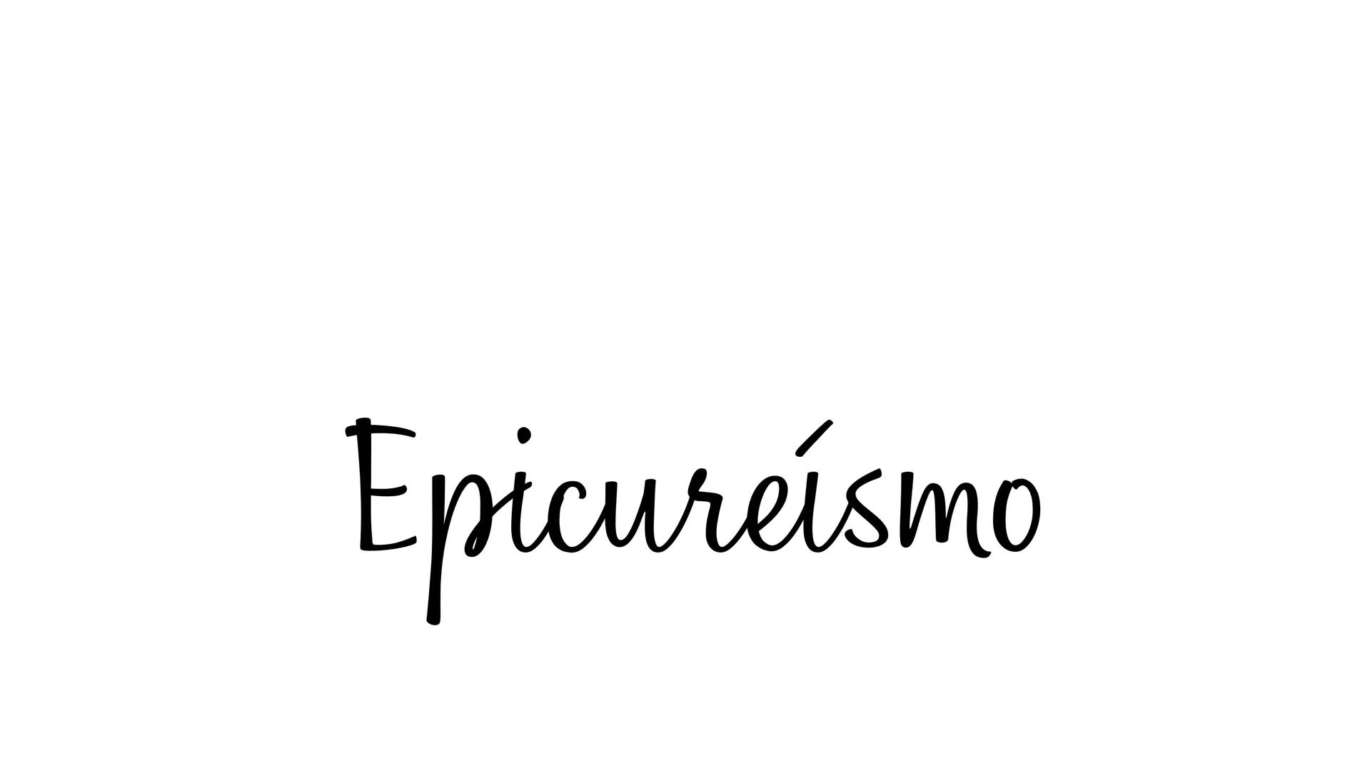 Epicureísmo ¿QUE ES?
El epicureísmo es una corriente filosófica cuyo máximo
objetivo es buscar un placer modesto y duradero.
Fundado por Epi