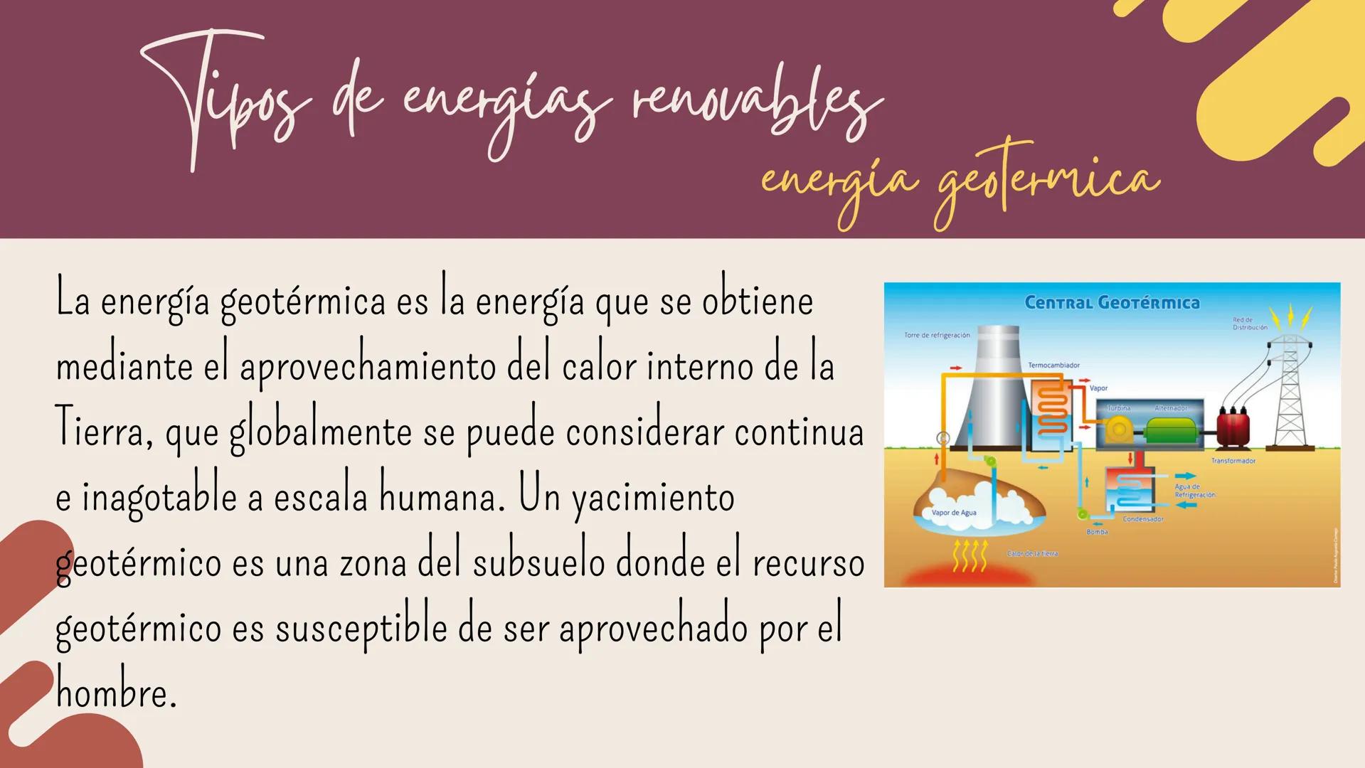 Energia
renovable ¿Qué es?
66
"
Se denomina "energías renovables” a aquellas fuentes energéticas basadas en la
utilización del sol, el vient