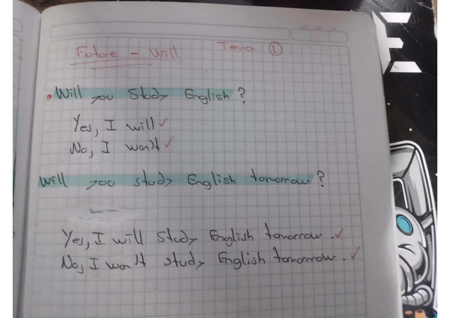 1. They won't go to china next
month.
21. I promise Jone won't be late
Lomomau.
Blo We wa't watch shating on TV
tonight.
40. Tim won't get u