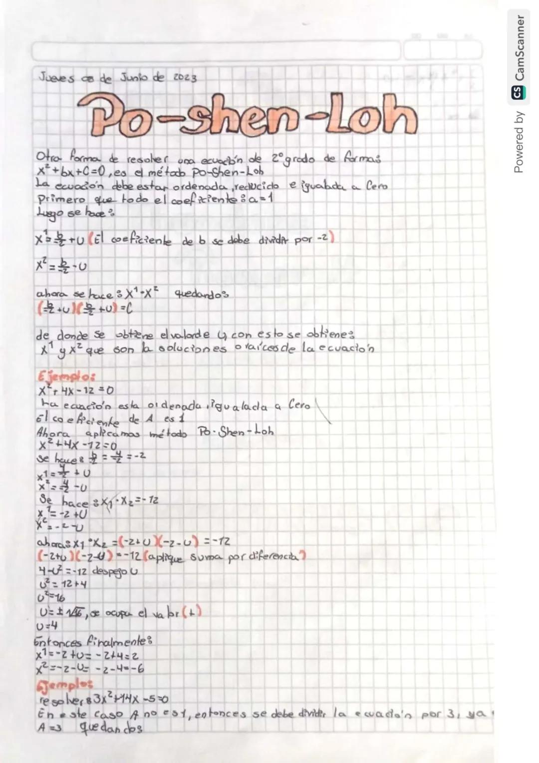Martes 30 de Mayo de 2013.
Ecuaciones de
2° grado
transforme las siguientes ecuaciones a la form a
ax² + bx + c = 0
x(x-2)-=(x-2)²-4
temas d