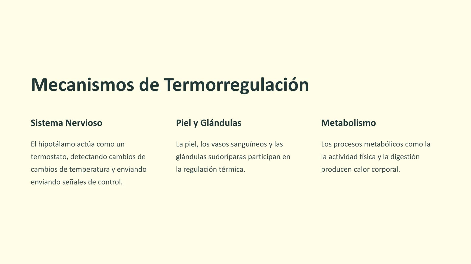Homeostasis:
Regulación de la Salud
La homeostasis es el proceso mediante el cual el cuerpo
mantiene un equilibrio interno óptimo para su
fu