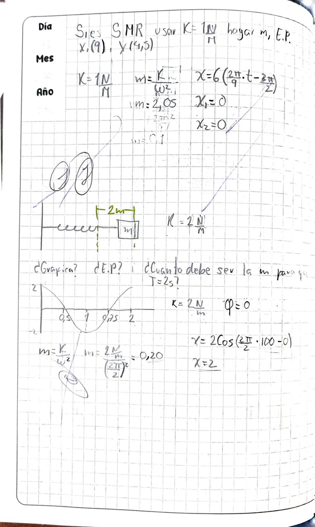 # Sistema Masa-Resorte

2

ΦΠ

Día

12

Mes

2

03

Año

217

+900€. M.P.S

"Sent

○= x+
m

Frecuencia

W=K

M

K-Constante dastira del reso
