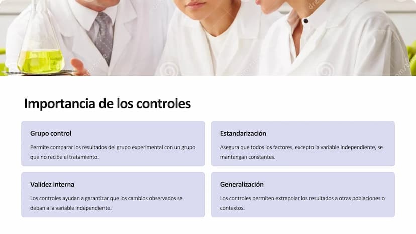 diseño experimental
El diseño experimental es una metodología clave para
obtener resultados confiables y relevantes en la investigación
cien
