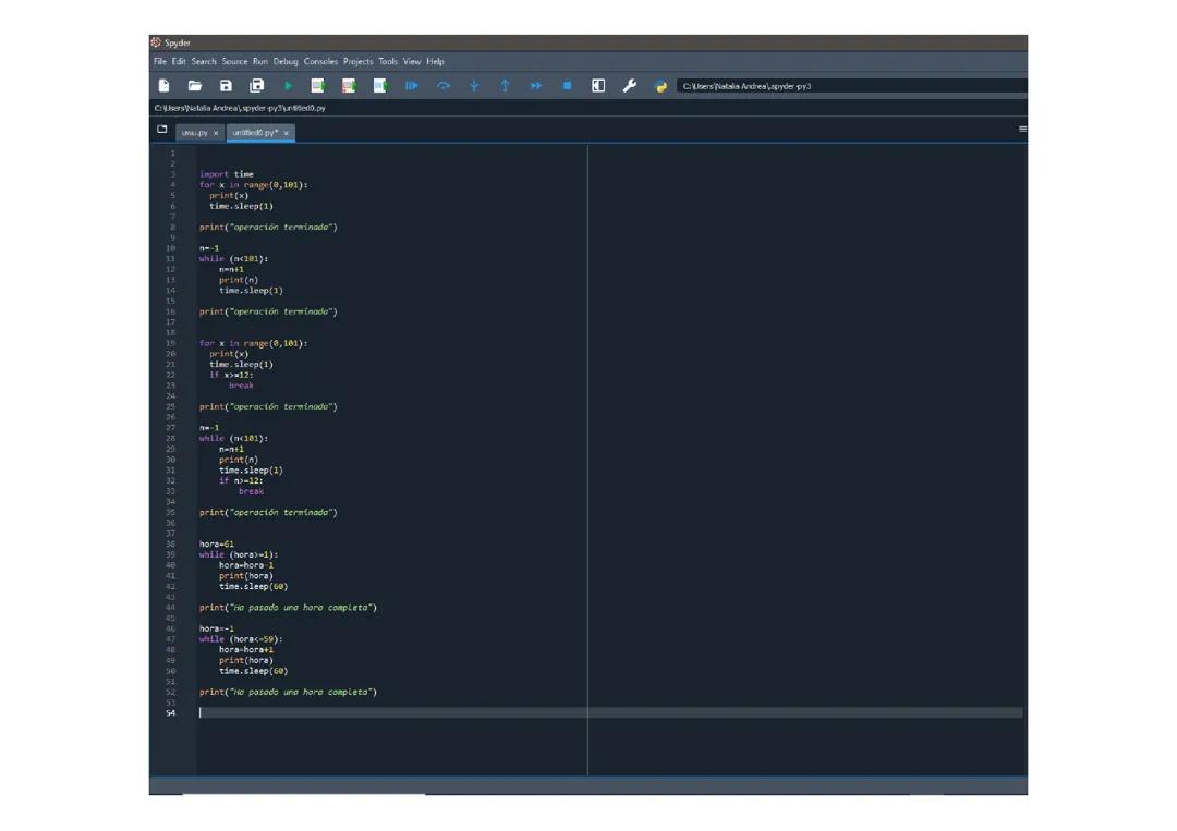 Ejercicios de While en phyton 