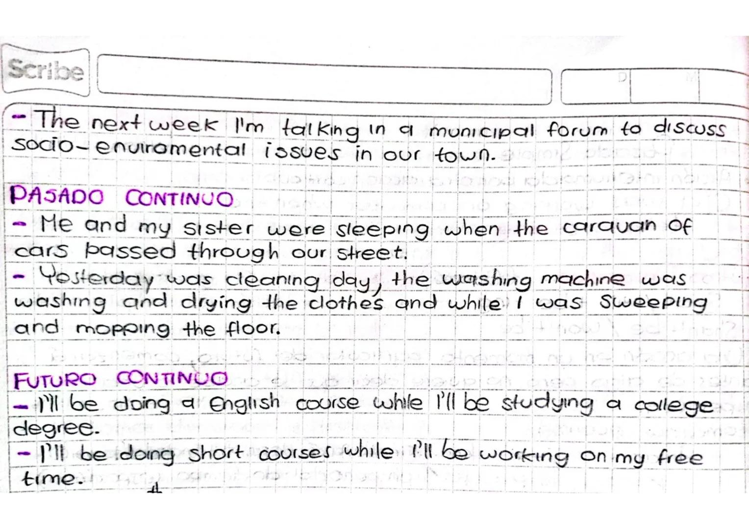 ACTIVIDAD EN CLASE
Zejercicios por cada tiempo
PRESENT SIMPLE
TAREA
- Shirley never watches TV in her bedroom, she likes doing
outdoor activ