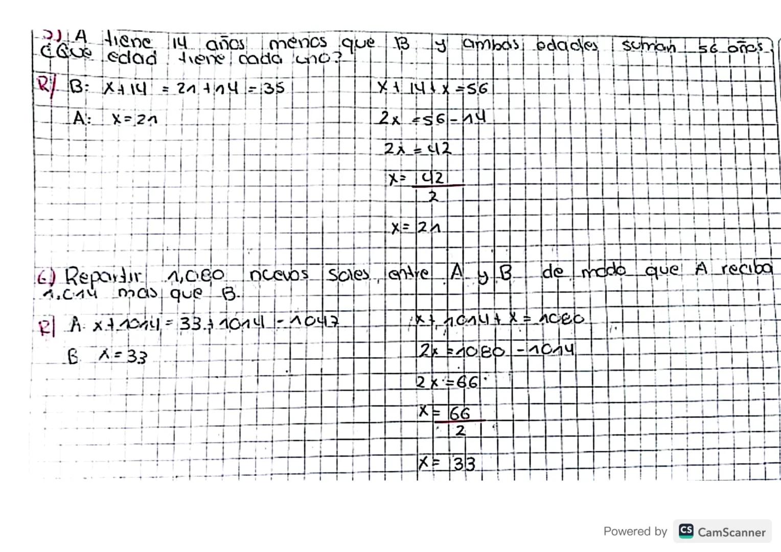 Hallar dos numeros enteres consecutivas cuya suma sea 103.

R/ X= 51

X+1=51+ 1 = 52























































