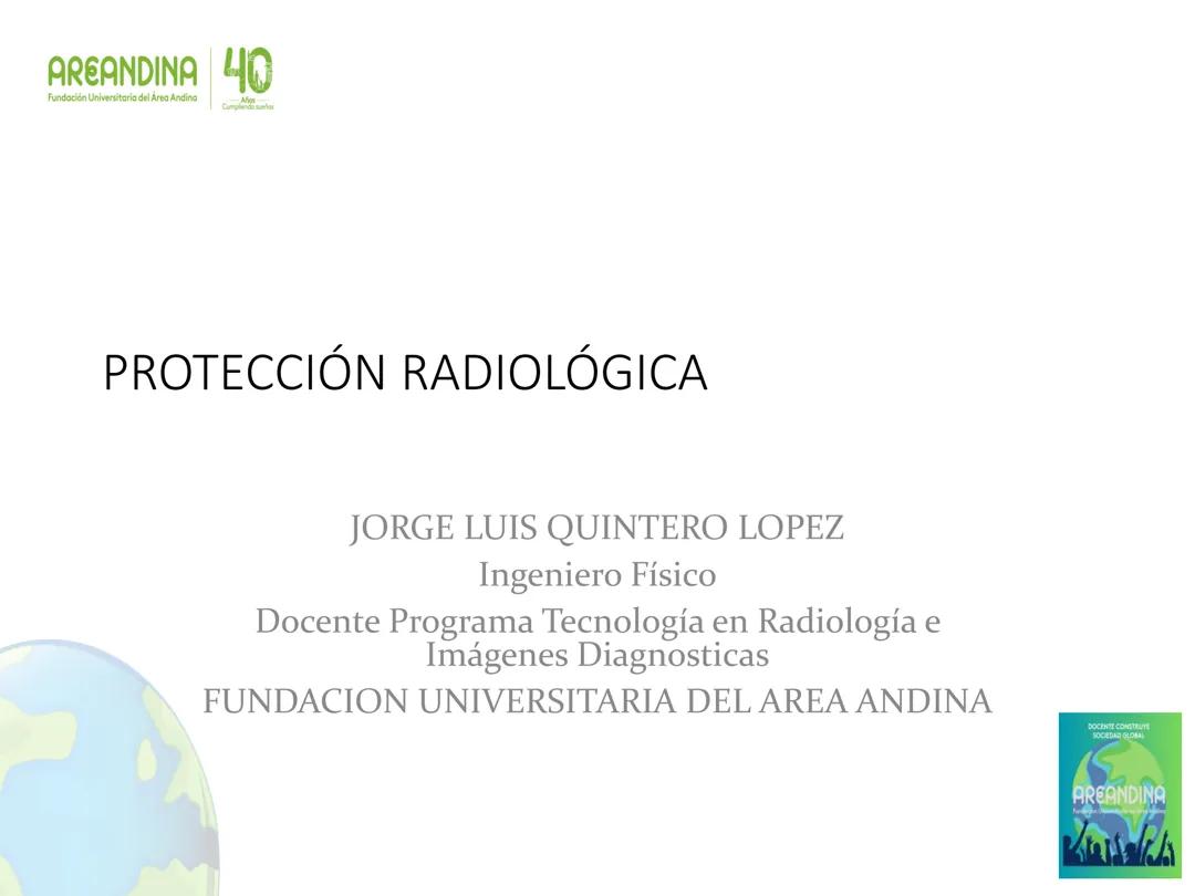 Protección Radiológica: Conceptos y Aplicaciones