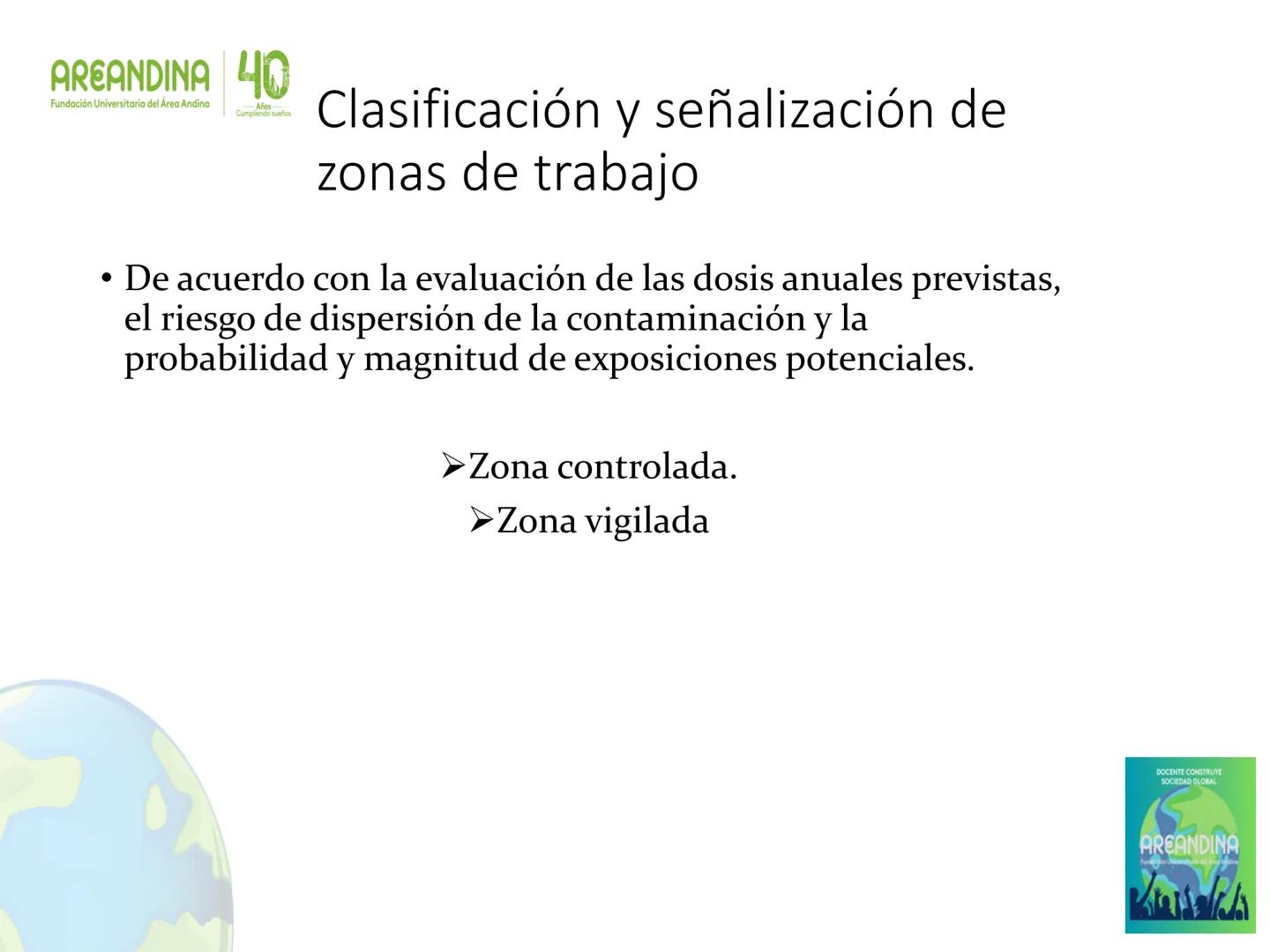 AREANDINA 40
Fundación Universitaria del Área Andina
Años
Cumpliendo sueños

PROTECCIÓN RADIOLÓGICA

JORGE LUIS QUINTERO LOPEZ
Ingeniero Fís