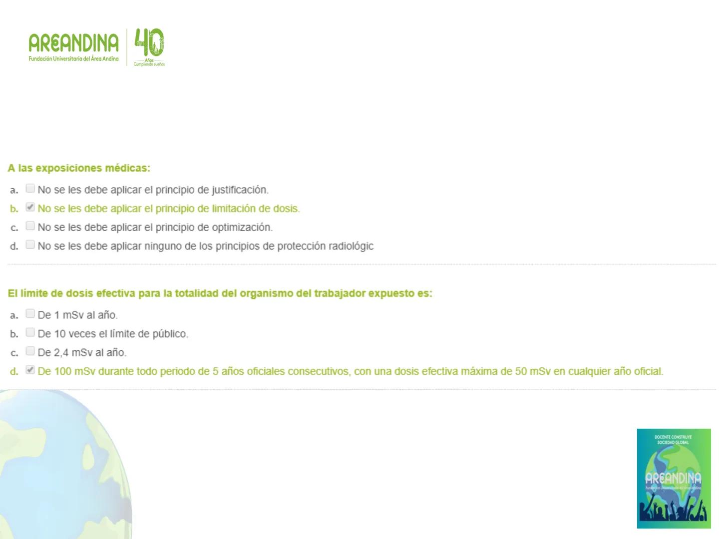 AREANDINA 40
Fundación Universitaria del Área Andina
Años
Cumpliendo sueños

PROTECCIÓN RADIOLÓGICA

JORGE LUIS QUINTERO LOPEZ
Ingeniero Fís