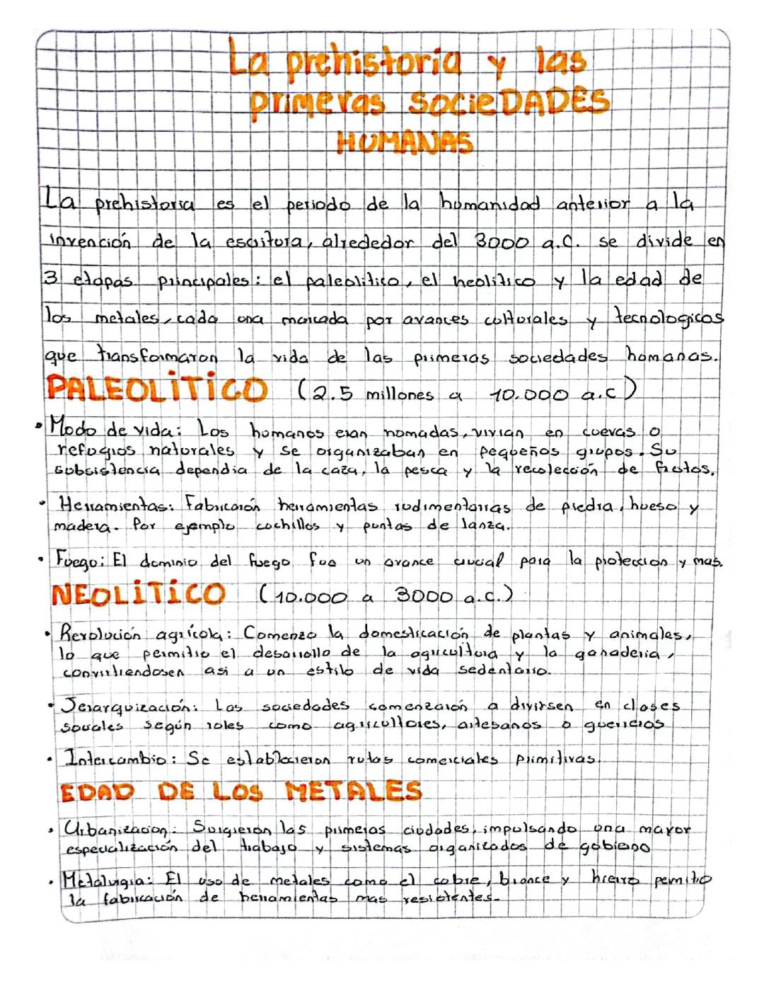 La Prehistoria: Etapas y Características Clave