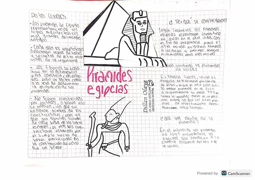 Datos curiosos
- Las Diramides de Egipto
representanuno de los
logros avgaitectonicos
mas grandes delmondo.
antiquo
•Coclo año cos egiptolog