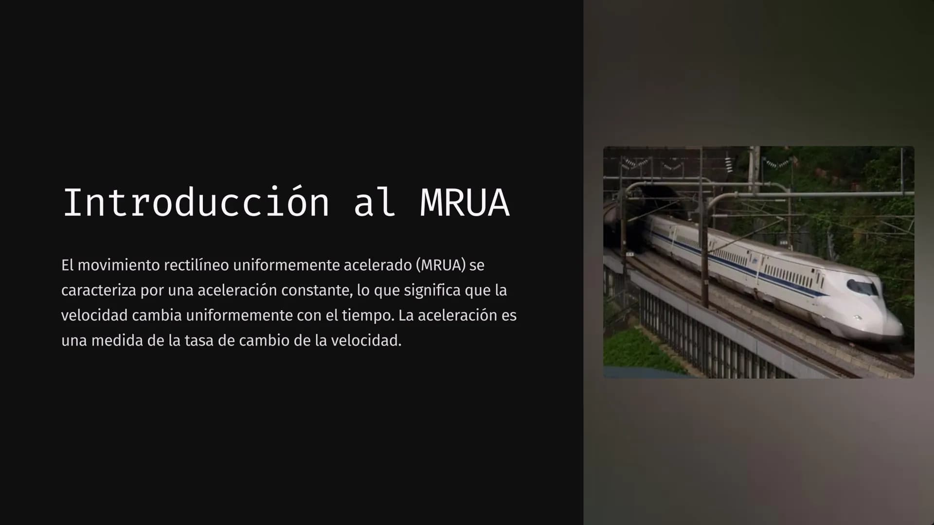 El movimiento rectilíneo uniforme
Y El movimiento rectilíneo
uniformemente acelerado
El movimiento rectilíneo uniforme (MRU) y el movimiento