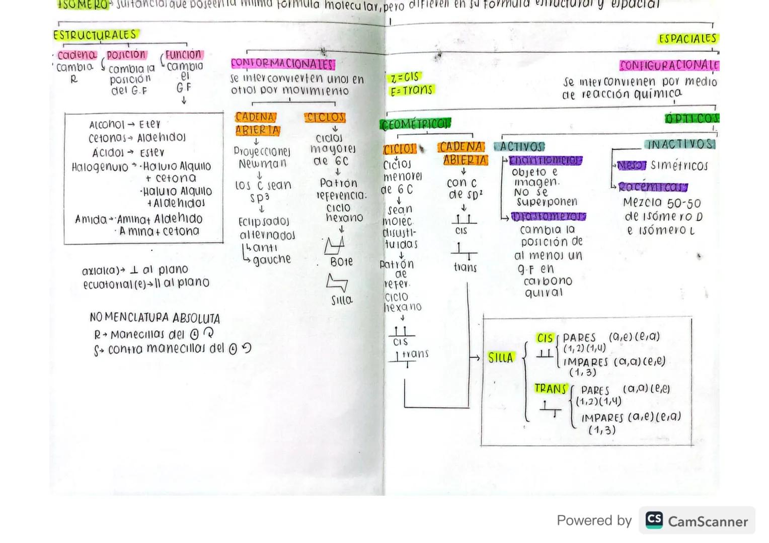 · Cadena, POSICIÓN
Funcion
cambia
cambia la
cambia
R
posición
el
Se inter convierten unos en
del G.F
GF
otros por movimiento
↓
CADENA
CICLOS