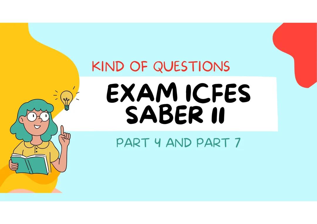 Tipos de pregunta en inglés EXAMEN ICFES