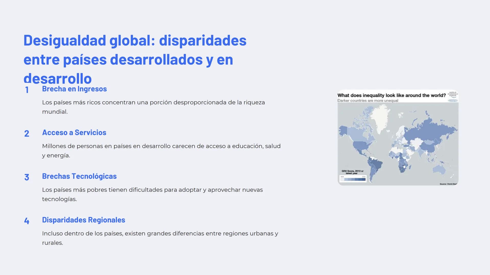 Geografía de la
globalización
La globalización ha transformado profundamente el
mundo, impulsando flujos de capital, trabajo y tecnología
a 