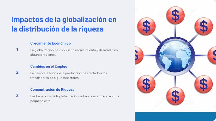 Geografía de la
globalización
La globalización ha transformado profundamente el
mundo, impulsando flujos de capital, trabajo y tecnología
a 
