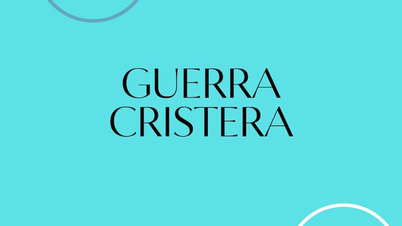 GUERRA
CRISTERA ¿Qué fue la Guerra Fría?
En la historia de México, se conoce como la
guerra cristera (de Cristo, el ícono católico),
también