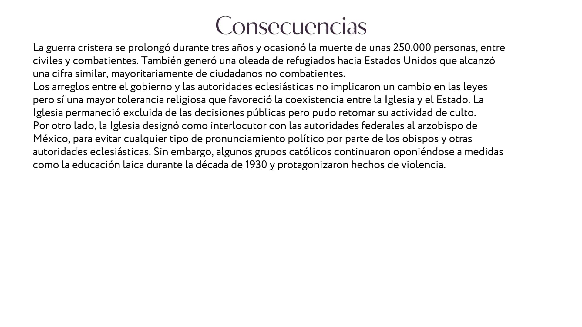 GUERRA
CRISTERA ¿Qué fue la Guerra Fría?
En la historia de México, se conoce como la
guerra cristera (de Cristo, el ícono católico),
también