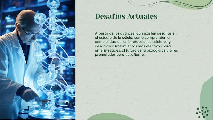 Análisis Detallado de la
Célula: Definición y
Diversidad Celular Introducción
La célula es la unidad fundamental de la vida, con una diversi