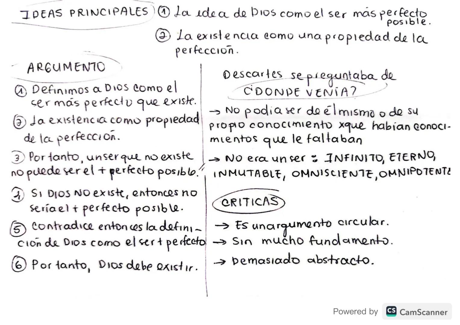¿QUIÉN ERA
RENÉ DESCARTES?
Descartes.
Powered by CS CamScanner → Primer filósofo del Renacimiento.
→>>>>
Inauguro como actitud filosófica el