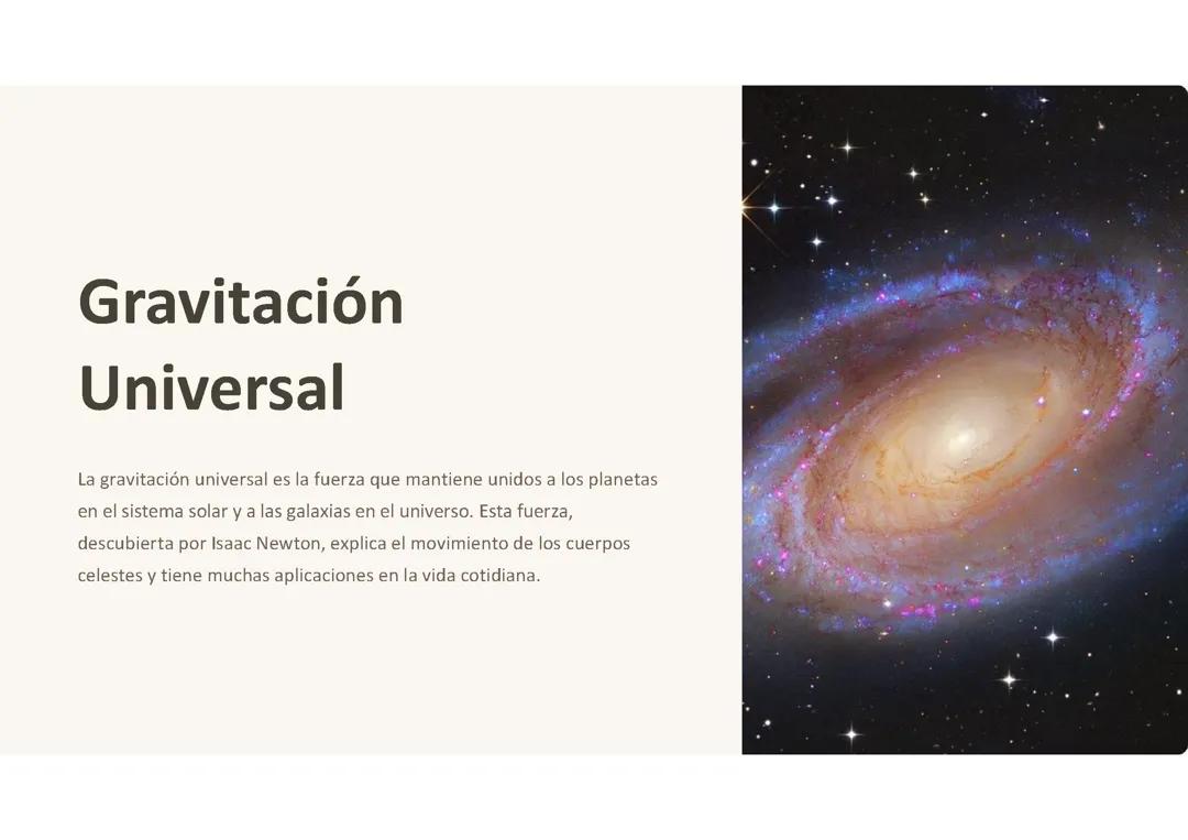 Gravitación universal