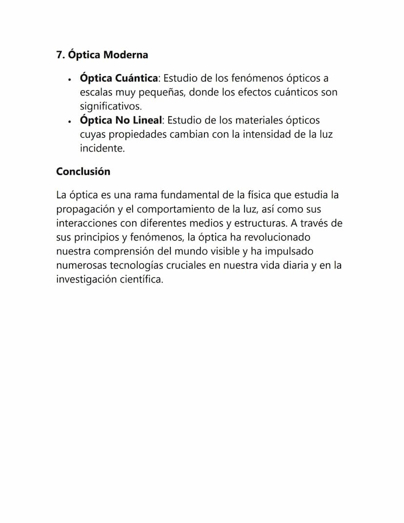 Óptica
1. Luz como Onda Electromagnética
•
La luz se comporta como una onda electromagnética que
viaja a través del espacio.
Las ondas de lu