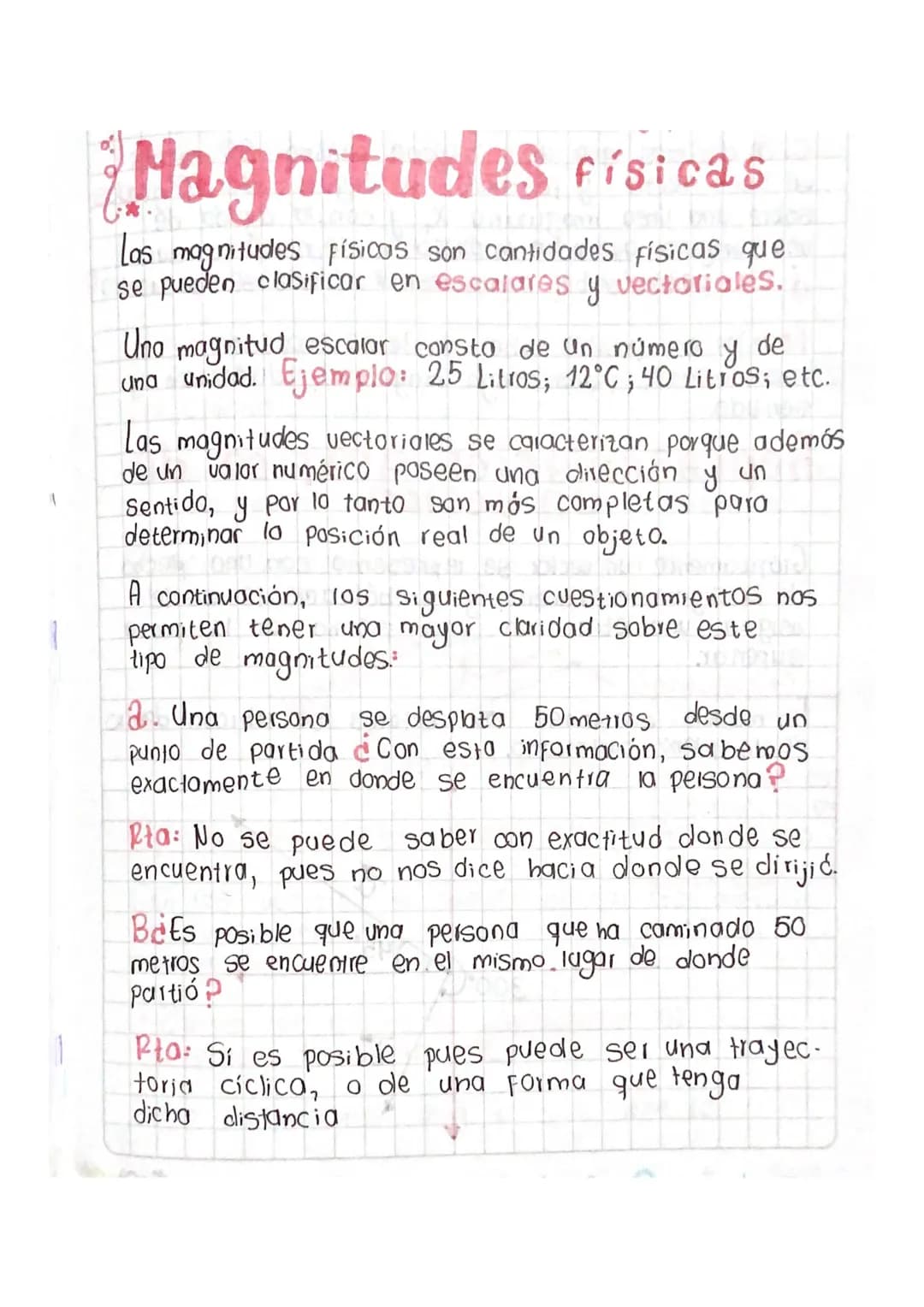 Las magnitudes físicas 