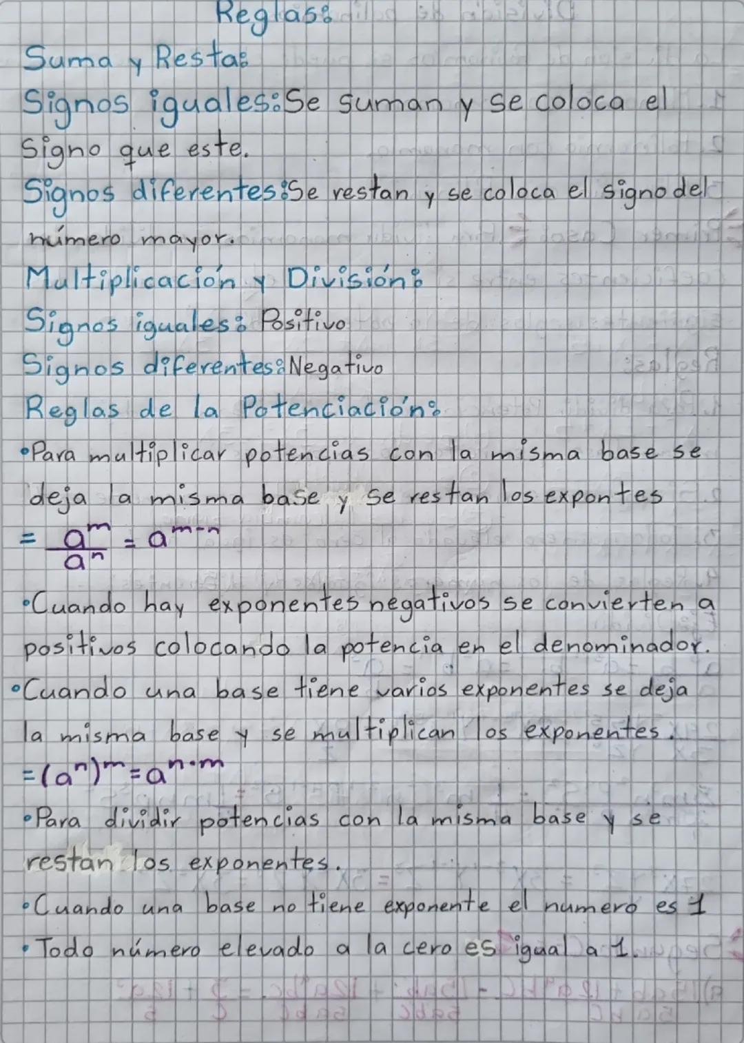 Reglass dill Sk
Suma y Resta
Signos iguales: Se suman y se coloca el
Signe que
este.
Signos diferentes: Se restan y se coloca el signo del
m